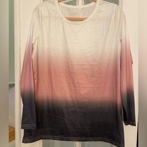 Sassy Grace Boutique crew neck top, multi colored, L